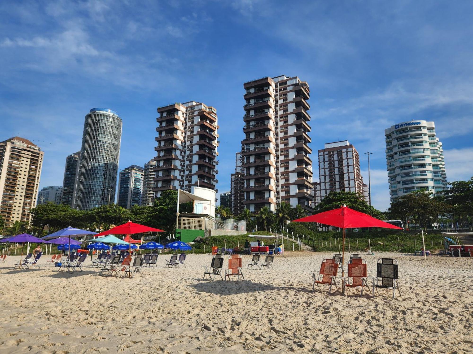 Apartamento Barramares Flat - Condominio Em Frente A Praia Da Barra Da Tijuca Rio de Janeiro Exteriör bild