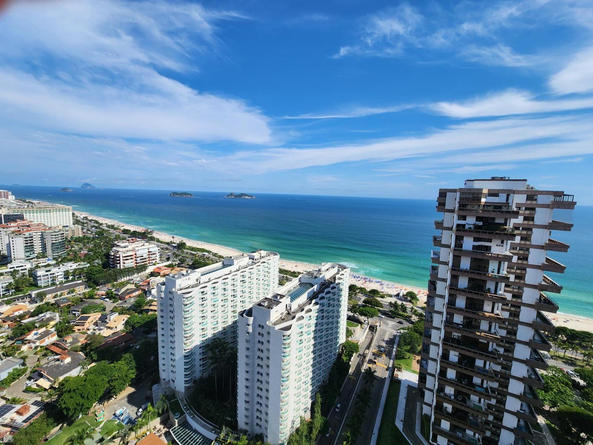 Apartamento Barramares Flat - Condominio Em Frente A Praia Da Barra Da Tijuca Rio de Janeiro Exteriör bild